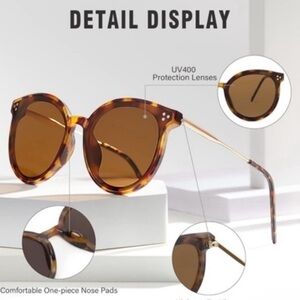Dollger Classic Cateye Sunglasses for Women Retro Shades UV400 Sunnies Frame